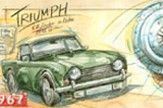Automobil Oldtimer Triumph TR5