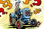 Traktor cartoon