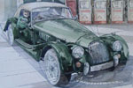 Morgan Le Mans Aquarell