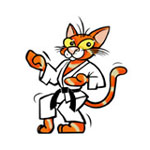 Karate Imagefigur Neko