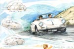 Aquarell Porsche