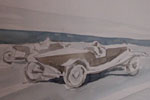 Oldtimer Aquarell