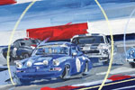 Acryl Automobil Oldtimer Rennen